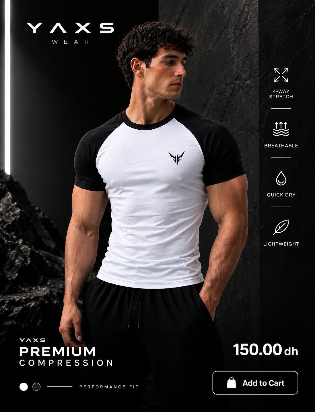 YAXS PREMIUM WHITE COMPRESSION