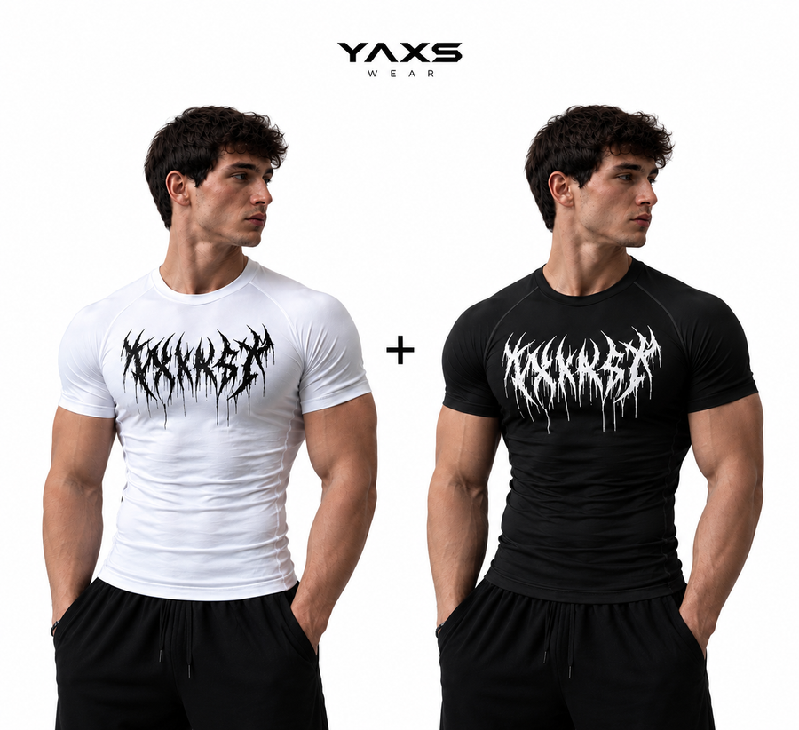 YAXS PACK COMPRESSION T-SHIRTS